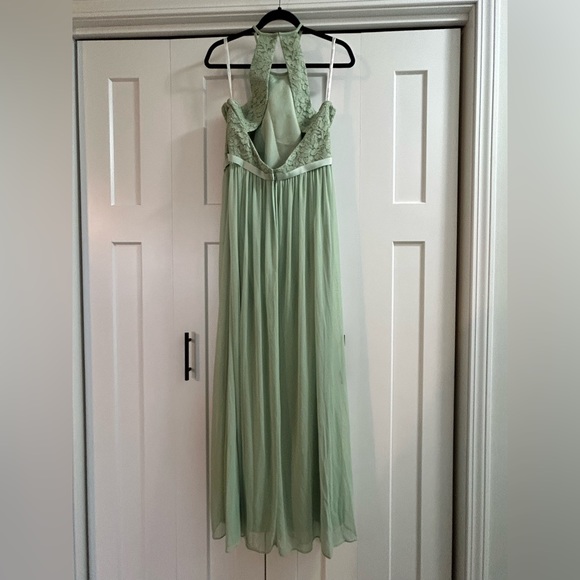 David’s Bridal Open-Back Lace and Mesh Bridesmaid Dress - Picture 6 of 9